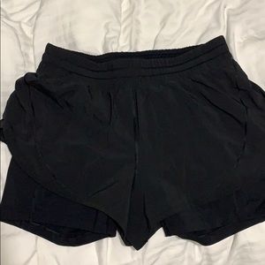 Size 10 Lululemon running shorts